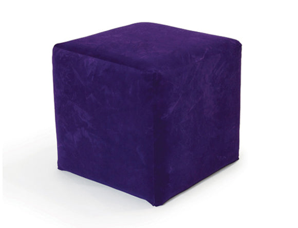 Cube Ottoman Purple