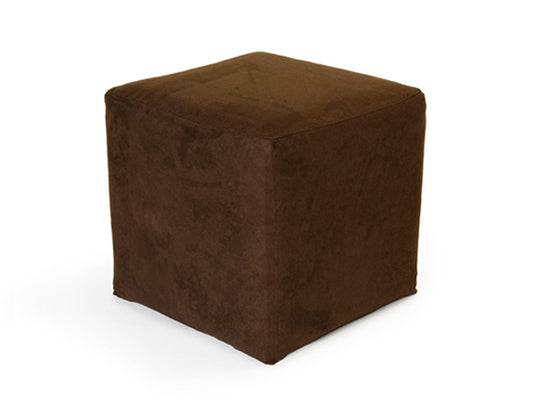 Cube Ottoman Brown