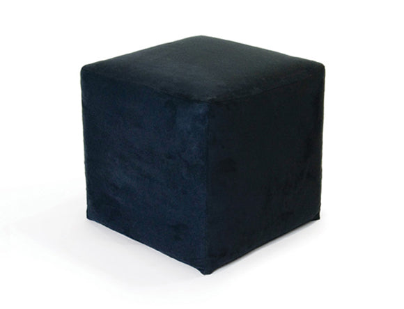 Cube Ottoman Black