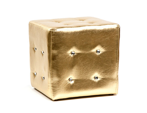 Diva Square Ottoman Gold