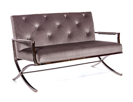 Cosmopolitan Love Seat Grey
