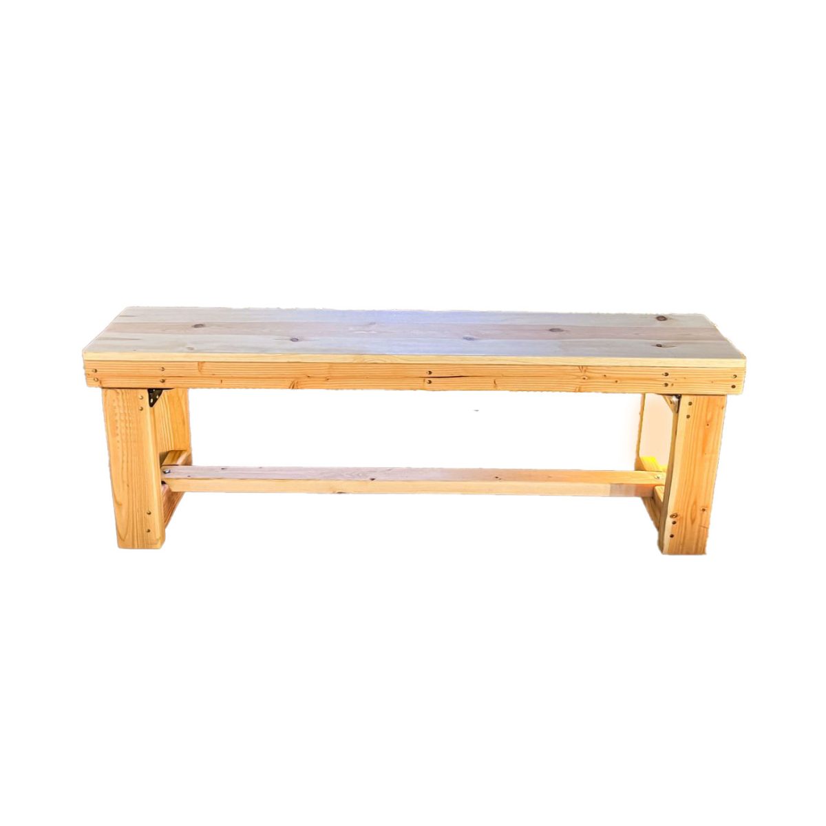 4' Honey Farm Style Bench