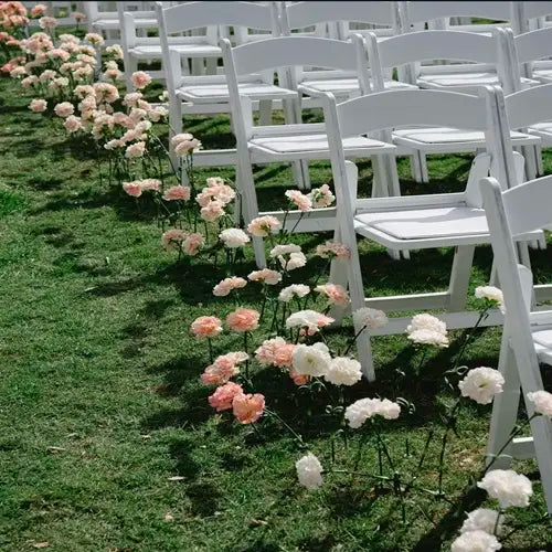 White Padded Chair
