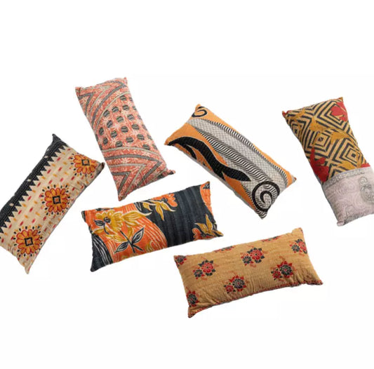 Kantha Lumbar Pillow