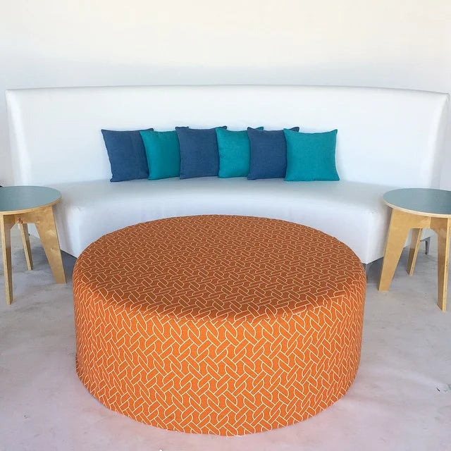 4' Round Ottoman - Mango Locks