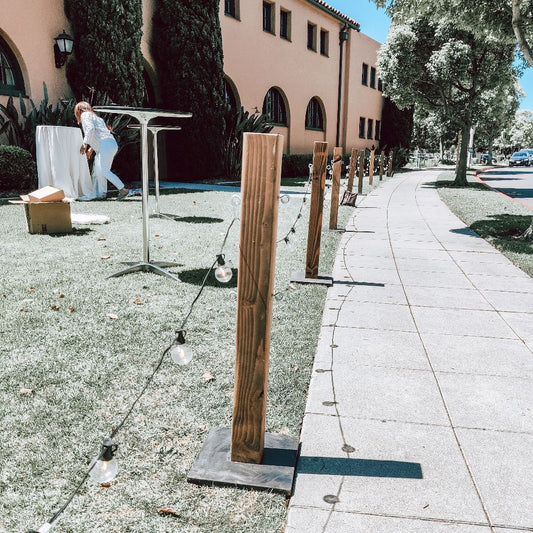 Market Light Rope & Post Divider