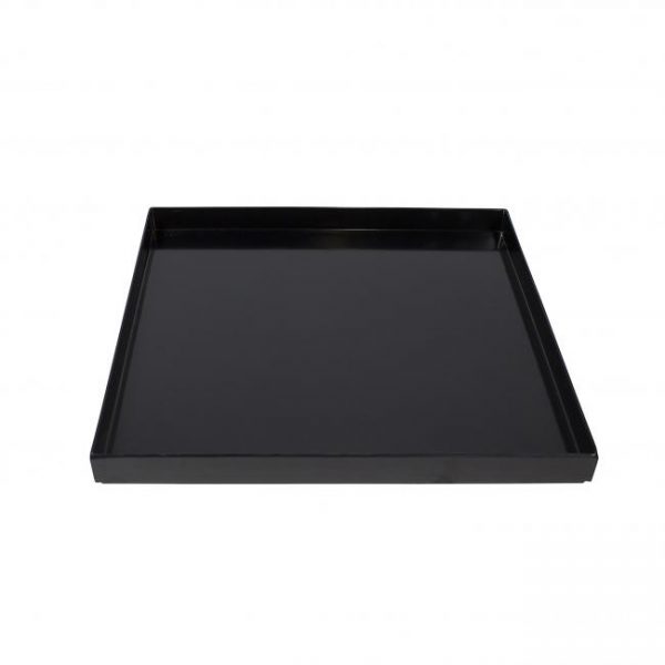 13" Square Black Melamine Tray