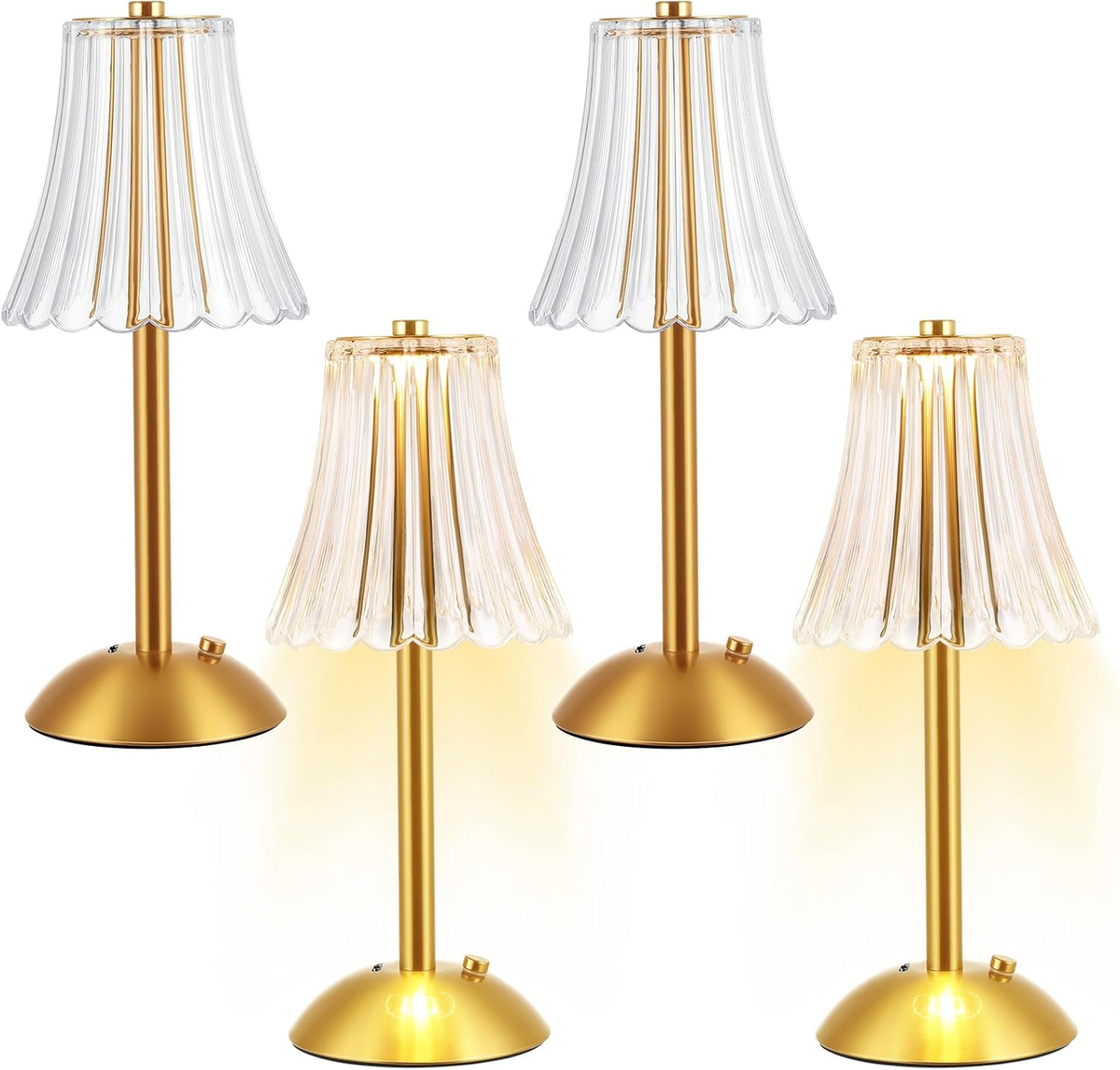 Cordless Table Lamp - Gold
