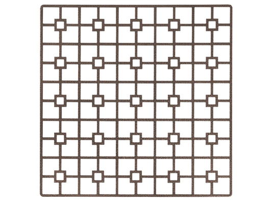Bronze Metal Square Charger Plates