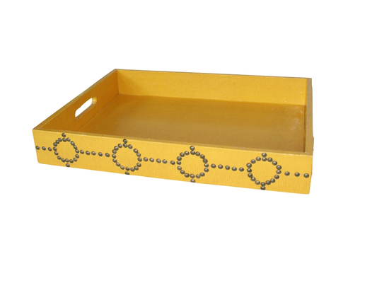 Amarillio Leather Tray