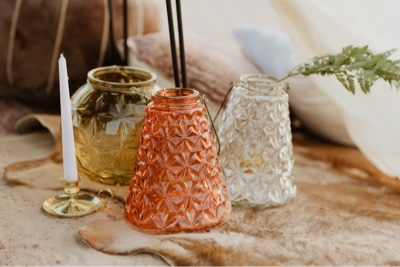 Colored Glass Lanterns