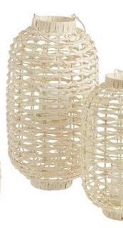 Large Natural Rattan Lanterns