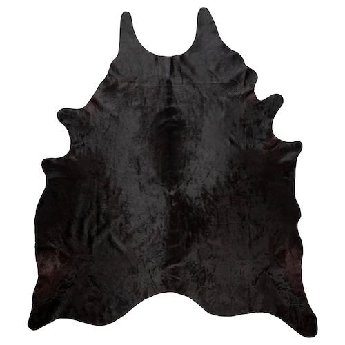 Black Cowhide Rug