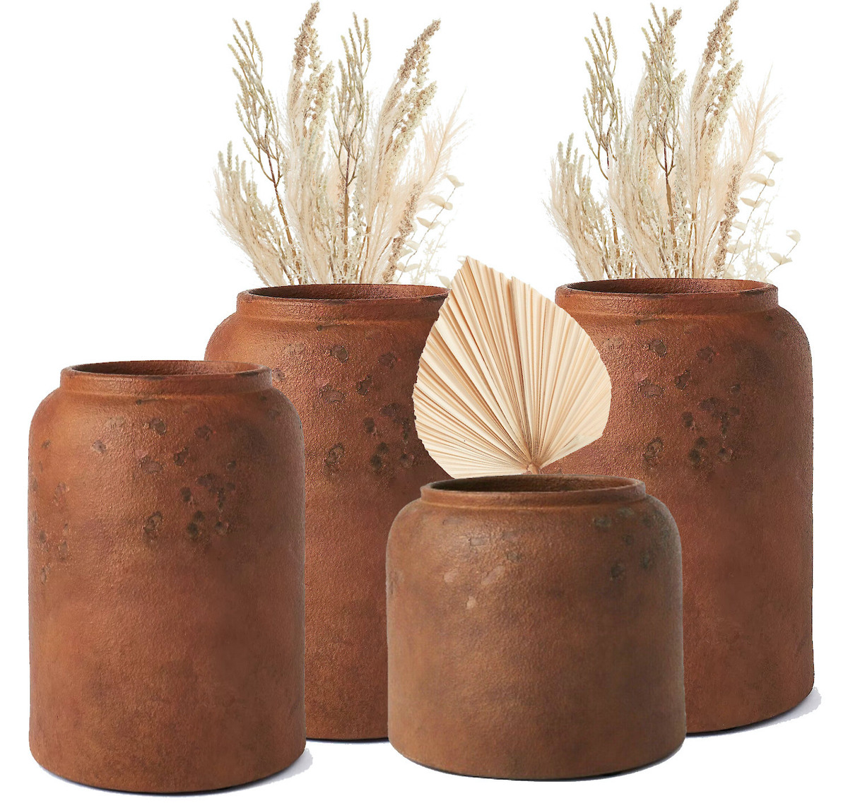 Brown Clay Vases