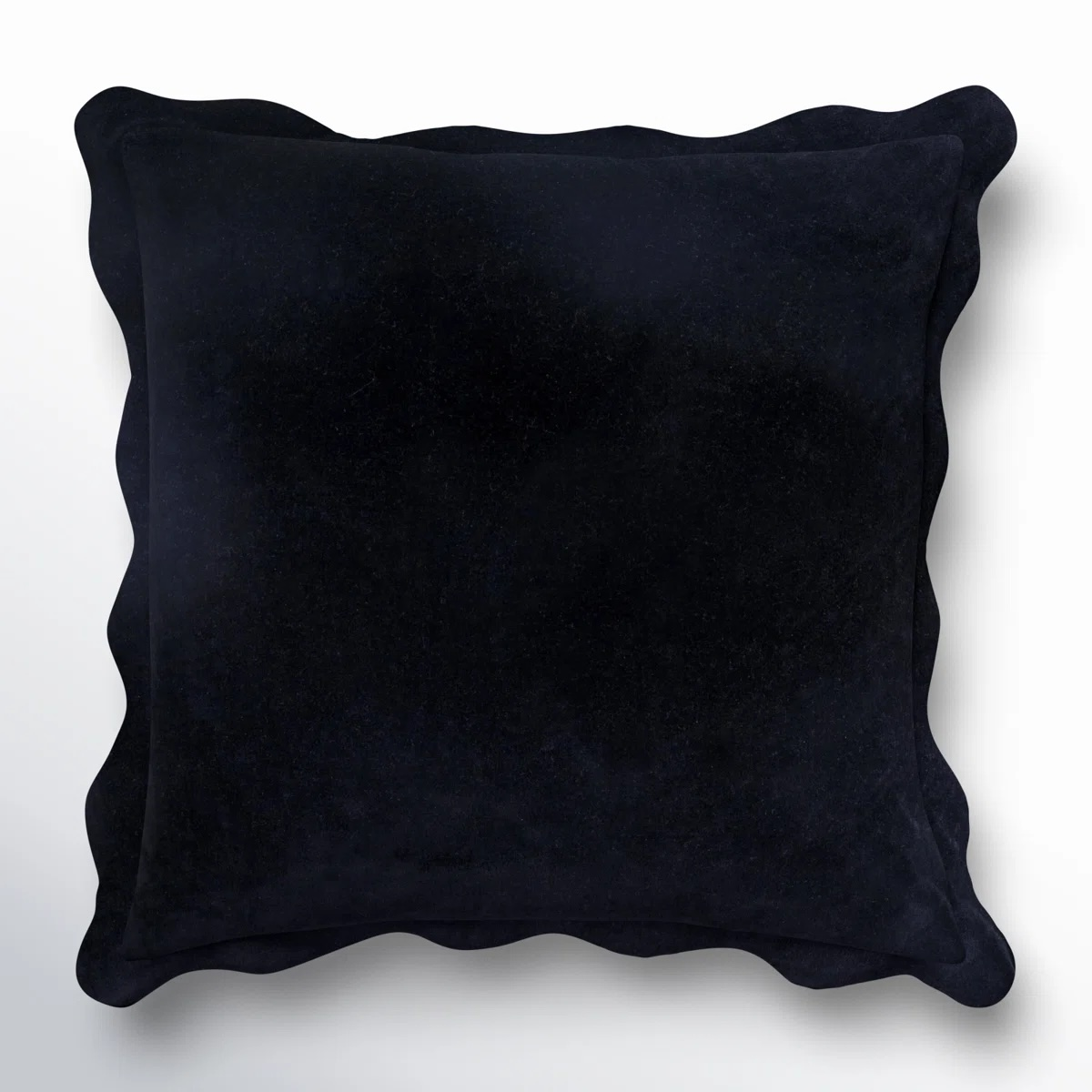 Black Scalloped Pillows