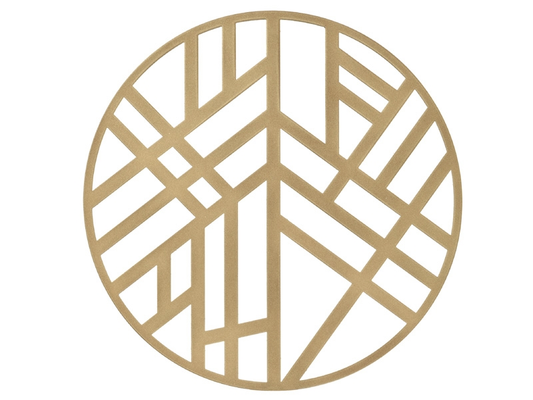 Gold Metal Charger Plates