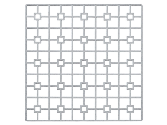 Platinum Metal Square Charger Plates