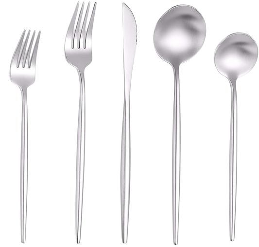 Matte Silver Dinner Fork