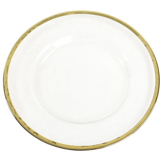 Gold Rimmed Charger Plates