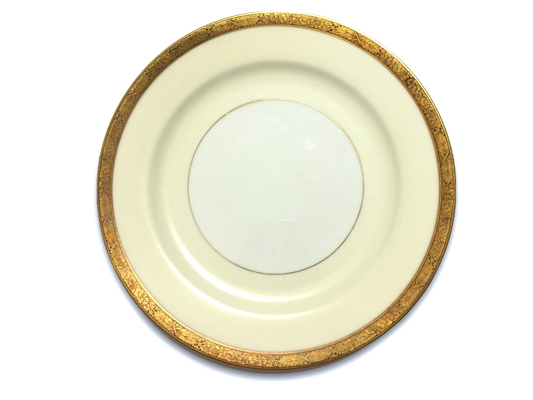 Gold Rimmed Vintage China Plates - Lunch / Salad