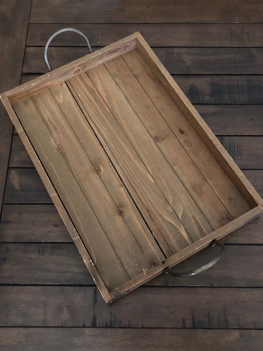 Rustic Wood Tray