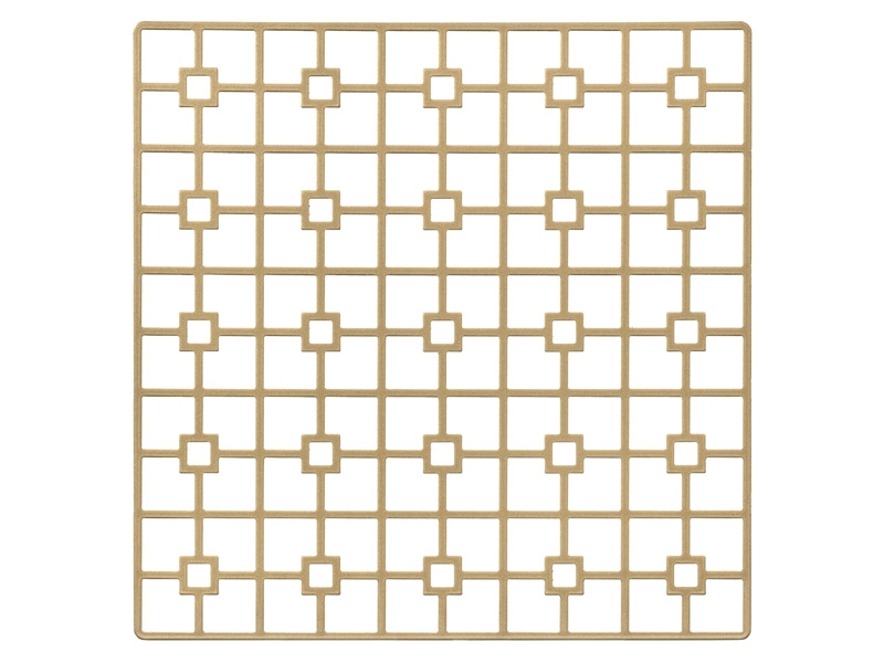 Gold Metal Square Charger Plates