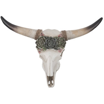 Succulent Steer Skull