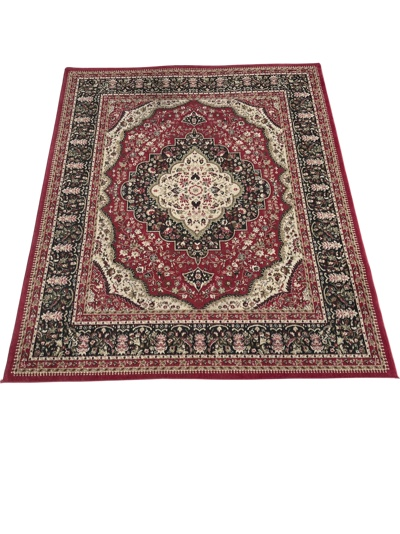 Vintage Red & Black Rug - 8'x10'