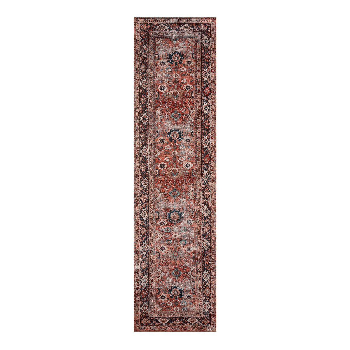 Rust Red Runner Rug
