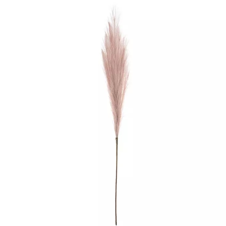 Mauve Pink Faux Pampas Stems