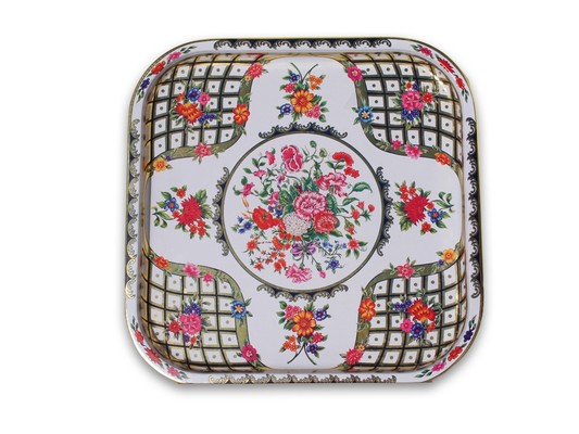 Boho Rose Tin Tray