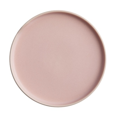 Blush Pink Stoneware Dinner Plates