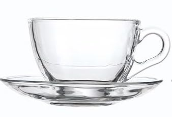 Clear Glass Teacups