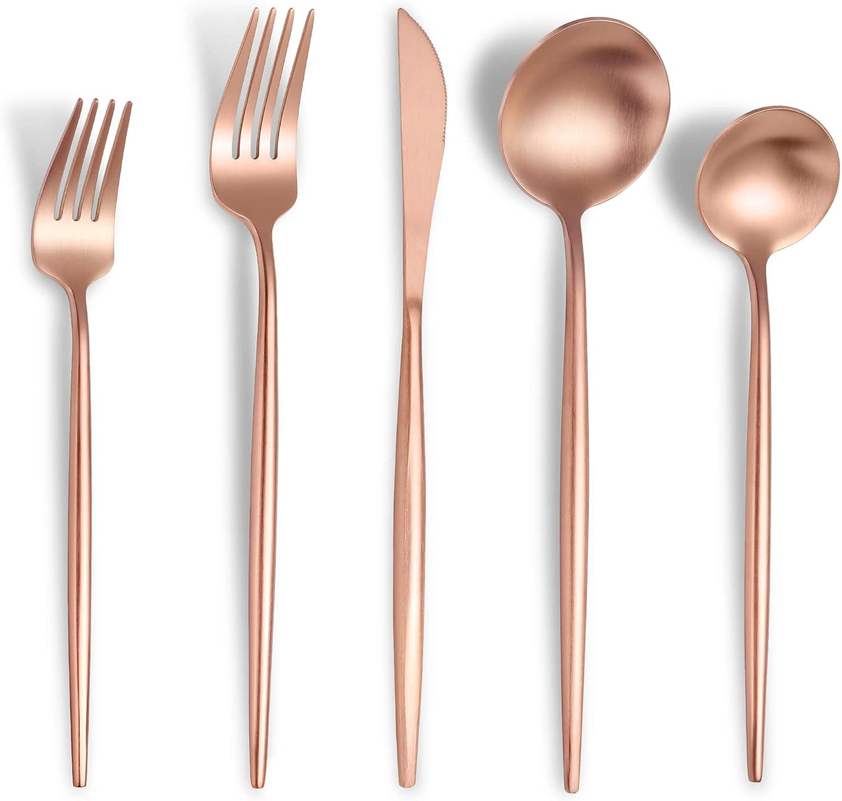 Modern Rose Gold Flatware