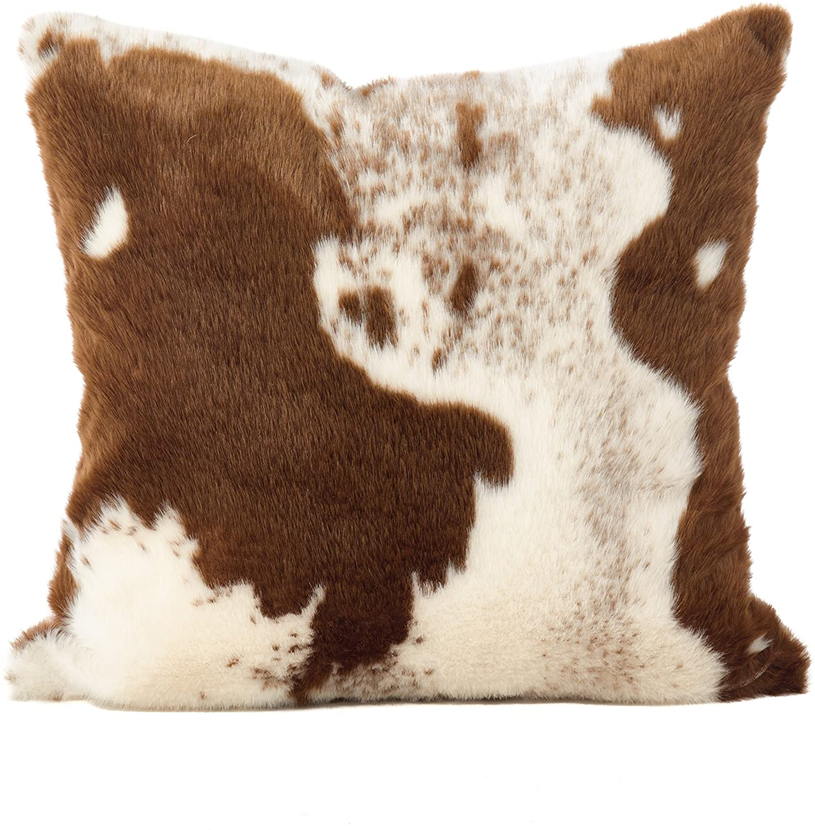 Brown Cowhide Fur Pillows