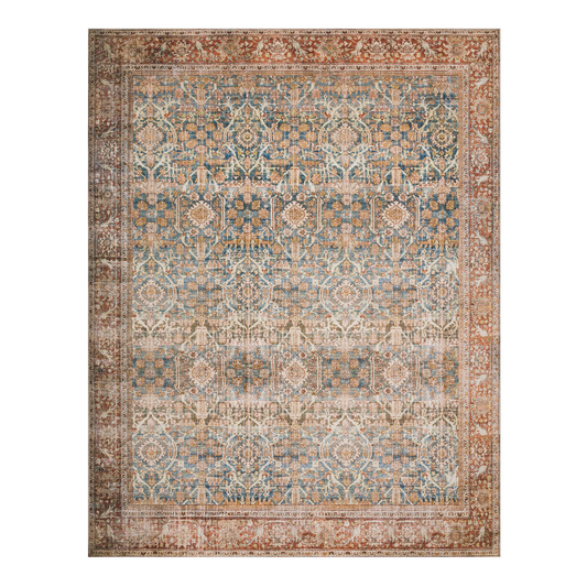 Rust Ocean Layla Rug 5x7
