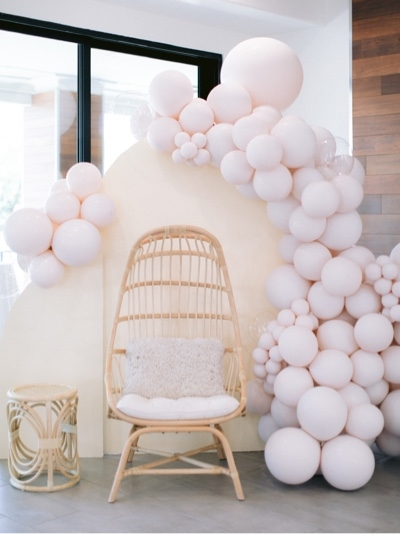 Blonde Rattan Side Table