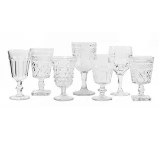 Clear Vintage Goblets