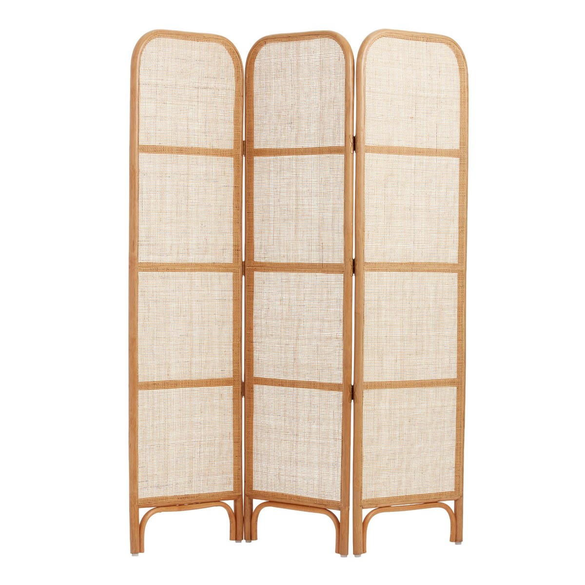 Natural 3-Panel Screen