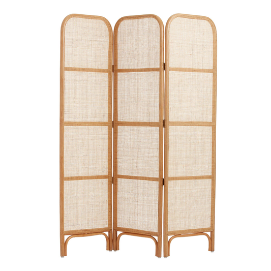 Natural 3-Panel Screen