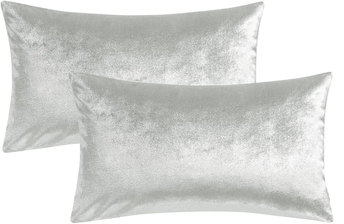 Silver Lumbar Pillows
