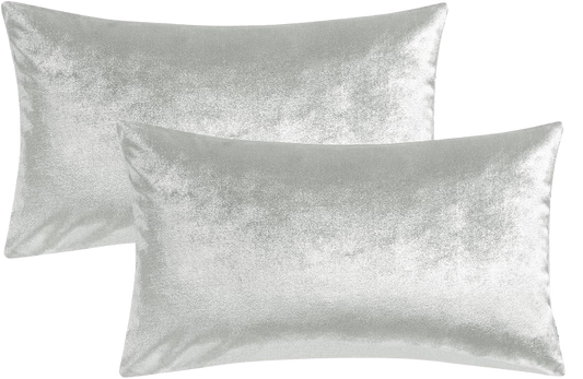 Silver Lumbar Pillows
