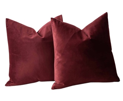 Burgundy Red Pillows
