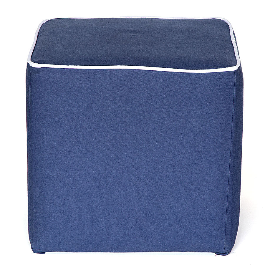 Cube Ottoman Nautical