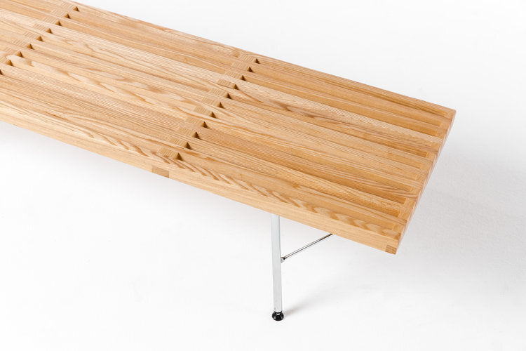 Nelson Bench with Metal Legs