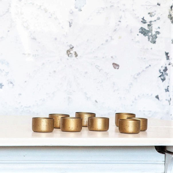 Antiqued Brass Votive