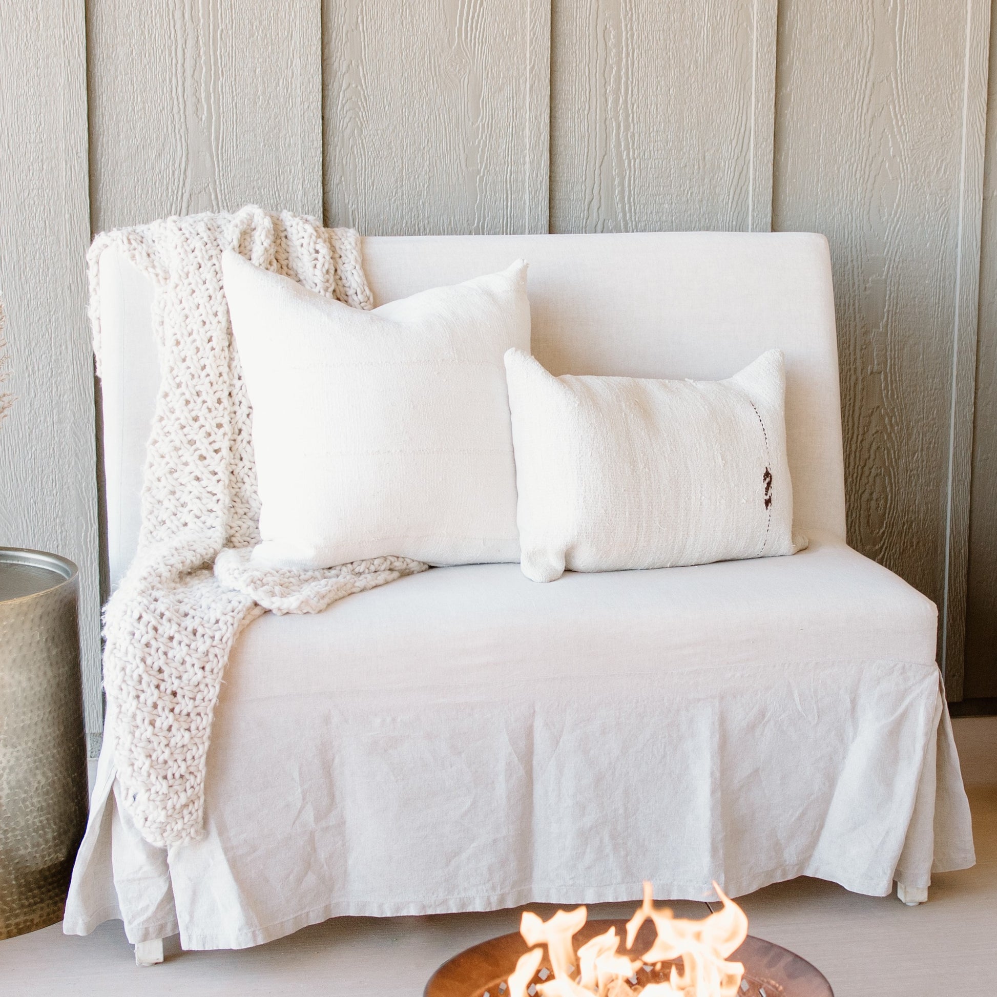 Linen Bench