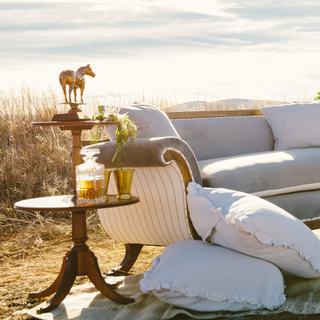 Tiered Round Side Table