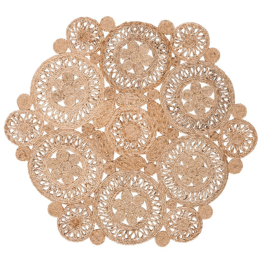 Flora: Round Jute Rug