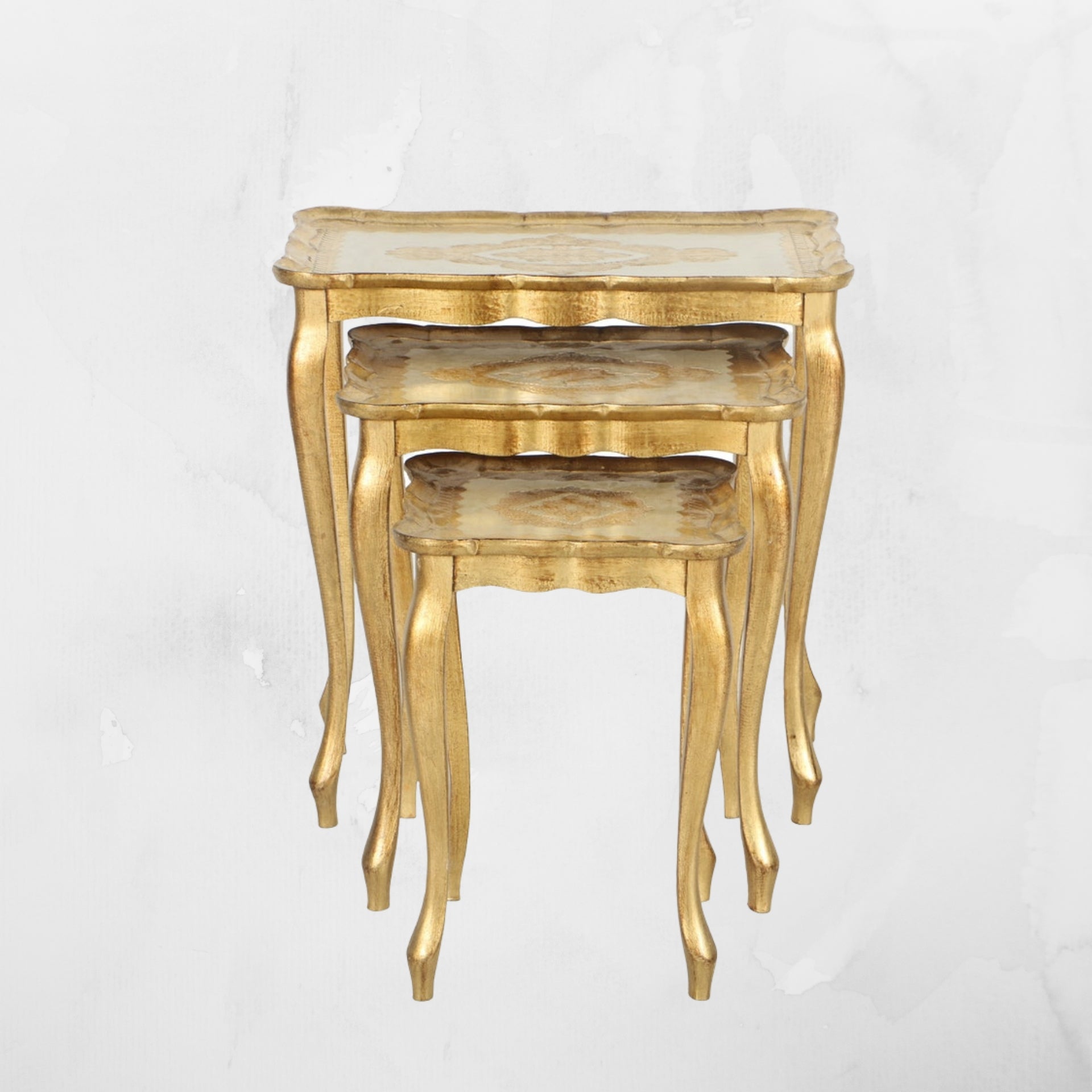 French Gold Nesting Tables